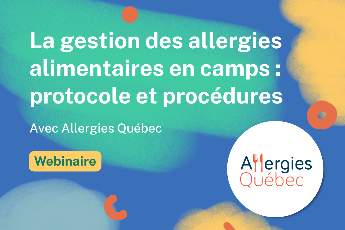 La gestion des allergies alimentaires en camps protocole et procedures