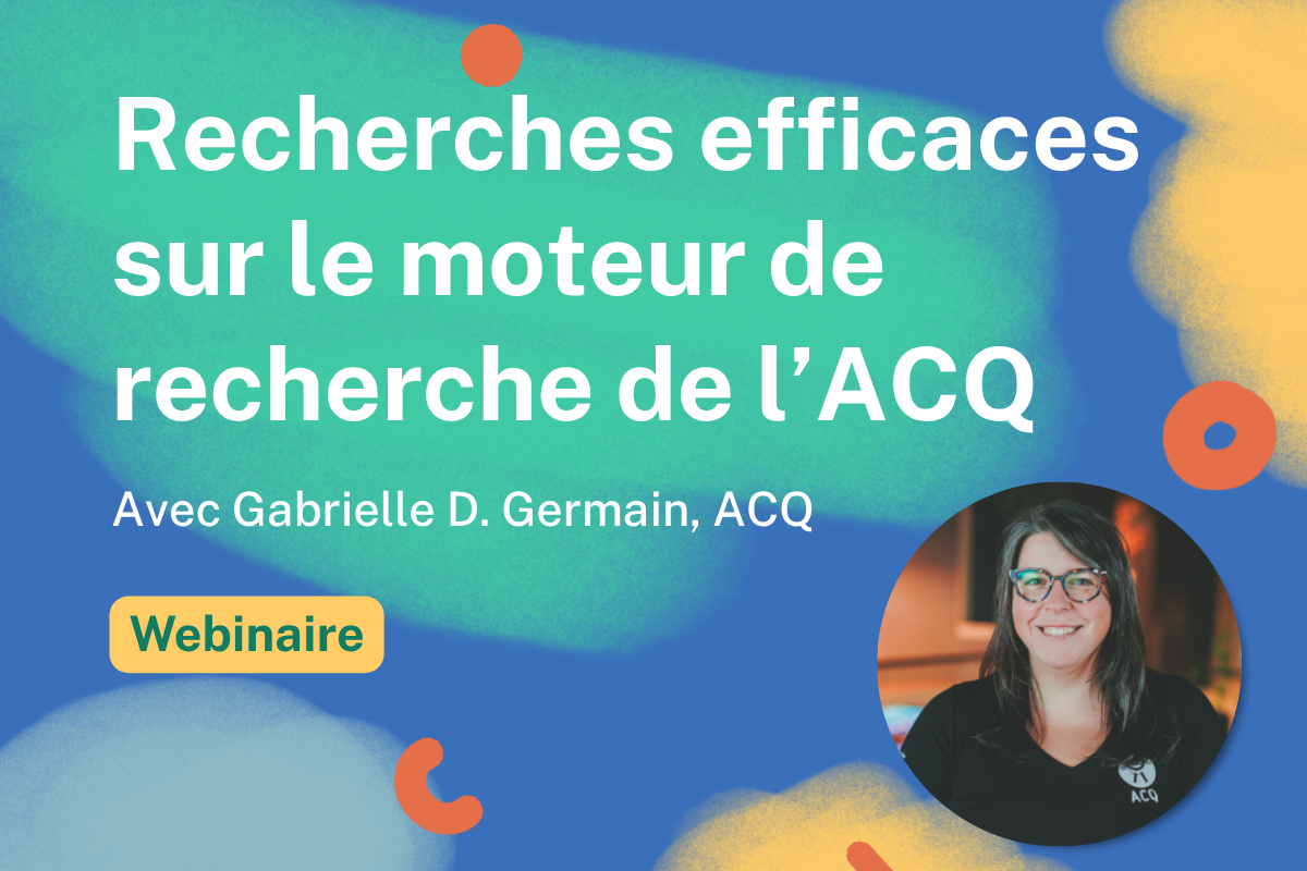 Recherches efficaces sur le moteur de recherche de l ACQ