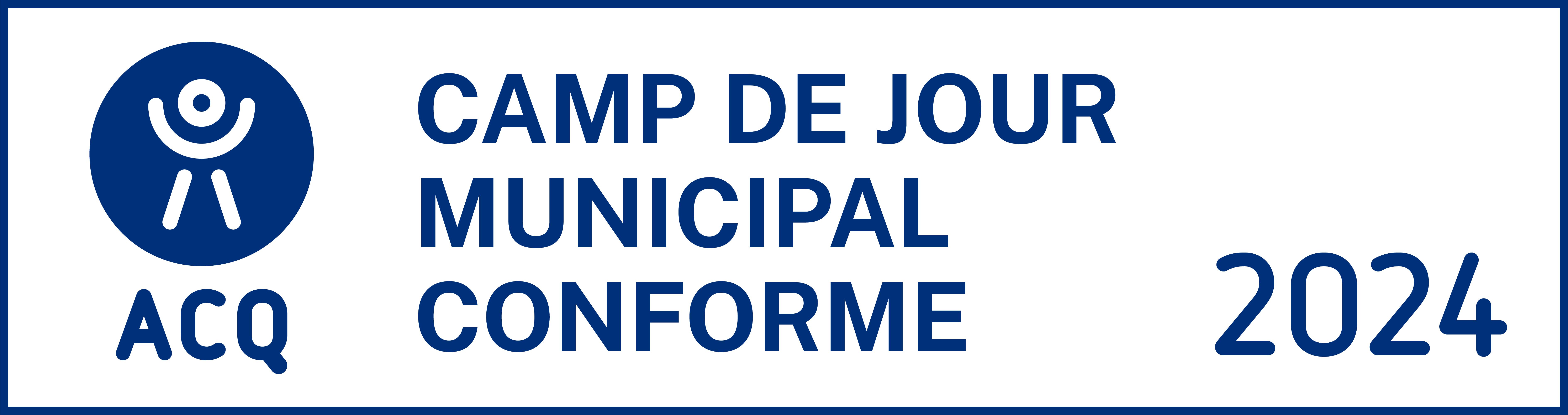 Logo camp de jour municipal conforme 2024