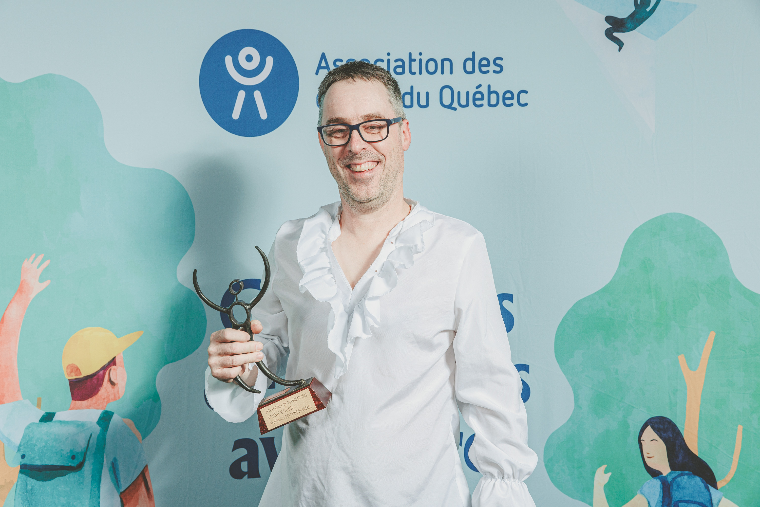 Prix Distinction Porteur de flambeau 2023 Yannick Godin