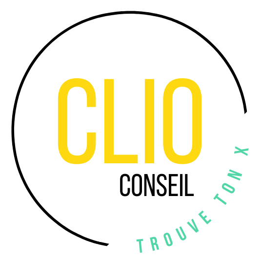 Clio Conseil Logo Jaune sur p le