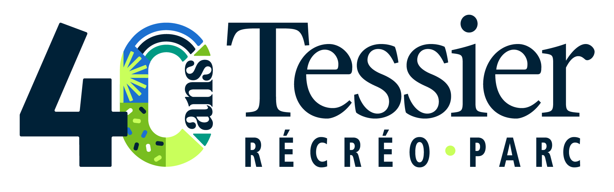 TESSIER logo 40ans rectangle blancvert