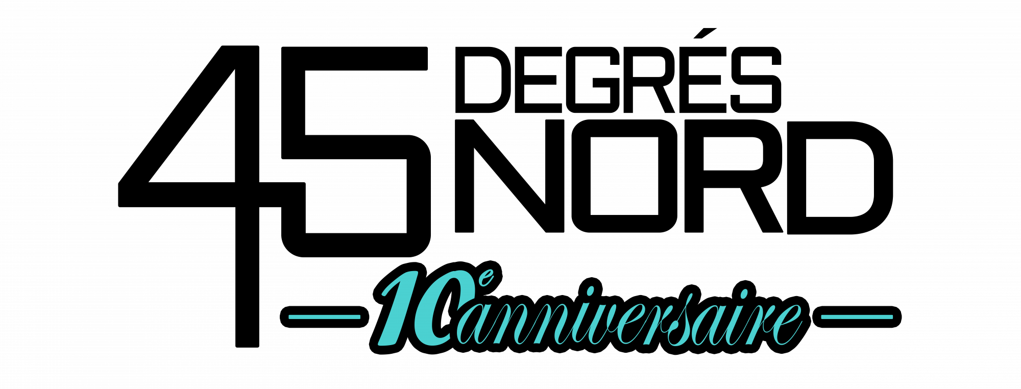 Logo 10 ans noir et turquoise copie 2